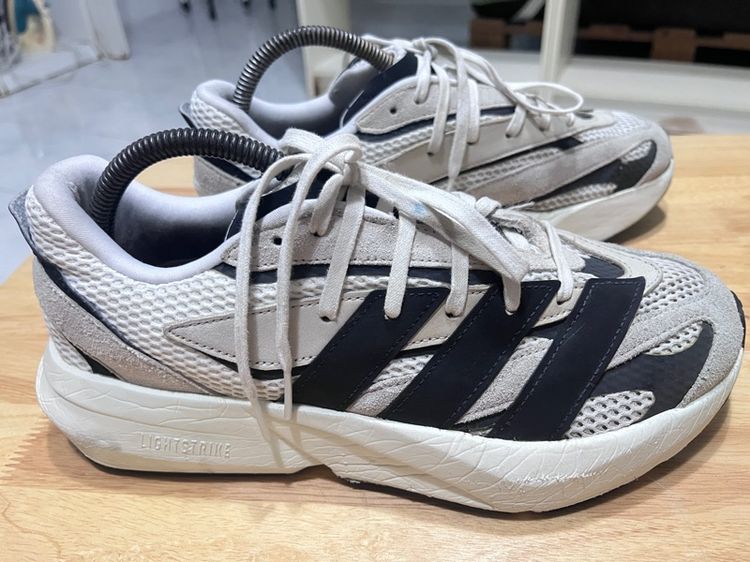 ขาว ผ้าใบ รองเท้าผ้าใบ UK 7.5 | EU 41 1/3 | US 8 รองเท้า Adidas Lightblaze