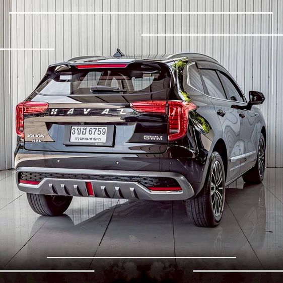 GWM Haval Jolion 2023 1.5 HEV Ultra Utility-car ปลั๊กอินไฮบริด (PHEV) ไม่ติดแก๊ส เกียร์อัตโนมัติ ดำ รูปที่ 2