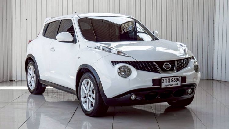 Nissan Juke 2014 1.6 V Utility-car เบนซิน ไม่ติดแก๊ส เกียร์อัตโนมัติ ขาว รูปที่ 2