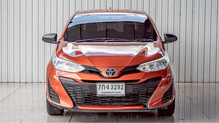 Toyota Yaris 2018 1.2 J Eco Sedan เบนซิน ไม่ติดแก๊ส เกียร์อัตโนมัติ ส้ม รูปที่ 2