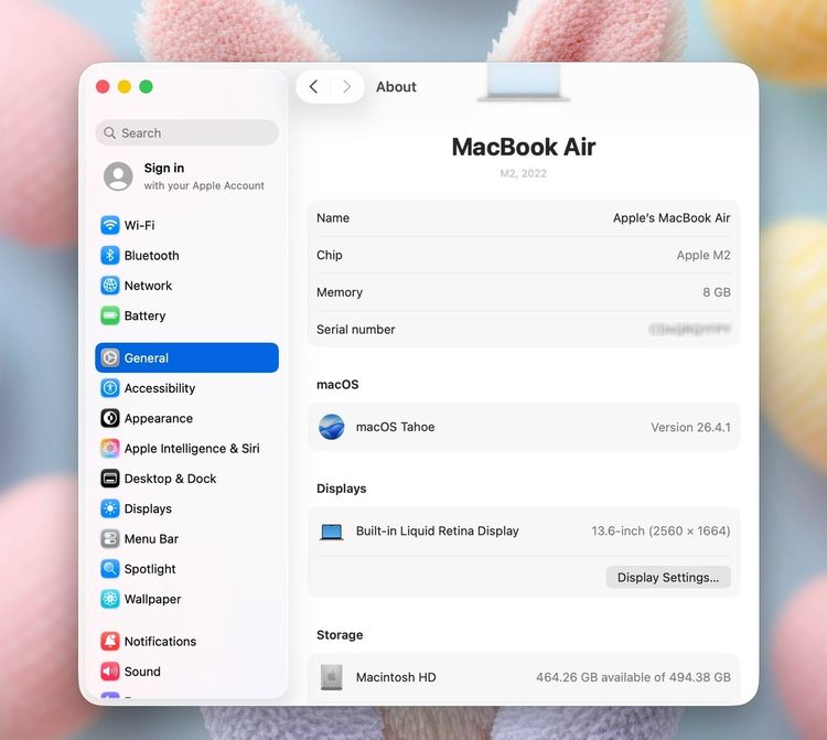 MacBook Air 13.6-inch M2 2022 Ram8GB SSD512GB SpaceGray รูปที่ 12