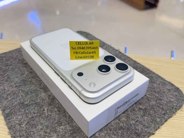 (ติดจอง)iPhone 17 Pro 256GB Batt100 ประกันศูนย์ไทย5เดือนกว่า ครบกล่อง รูปที่ 8