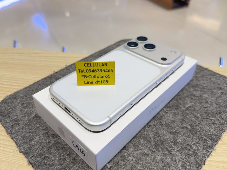 (ติดจอง)iPhone 17 Pro 256GB Batt100 ประกันศูนย์ไทย5เดือนกว่า ครบกล่อง รูปที่ 9