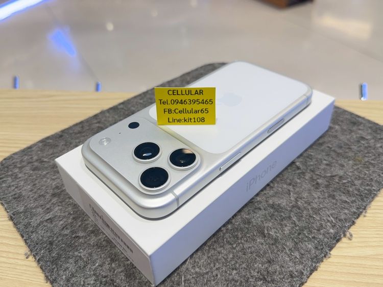 (ติดจอง)iPhone 17 Pro 256GB Batt100 ประกันศูนย์ไทย5เดือนกว่า ครบกล่อง รูปที่ 7