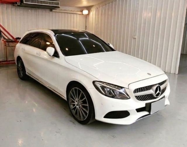 Mercedes-Benz C-Class 2017 C350 Van ปลั๊กอินไฮบริด (PHEV) ไม่ติดแก๊ส เกียร์อัตโนมัติ ขาว