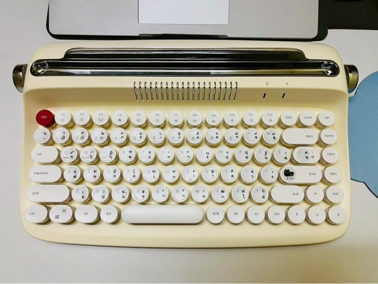Actto Actto Keyboard รุ่น B307 สไตล์ย้อนยุค สภาพเหมือนใหม่ รูปที่ 4