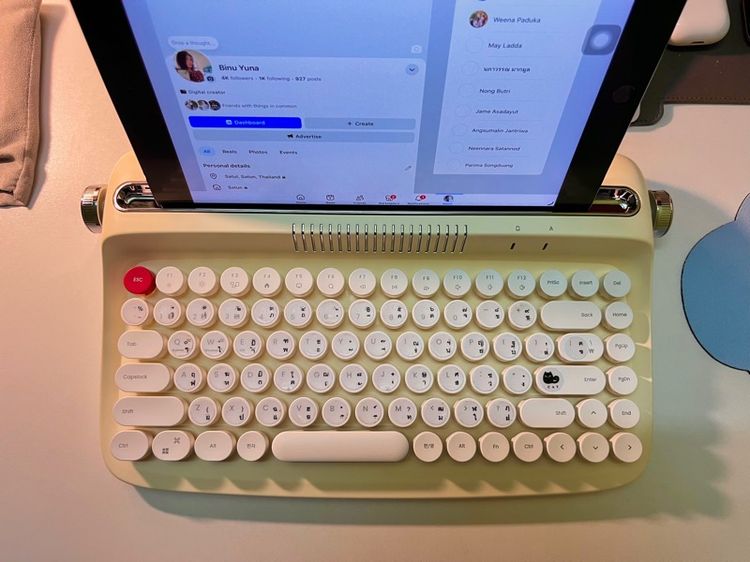 Actto Actto Keyboard รุ่น B307 สไตล์ย้อนยุค สภาพเหมือนใหม่ รูปที่ 2