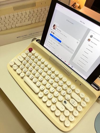 Actto Actto Keyboard รุ่น B307 สไตล์ย้อนยุค สภาพเหมือนใหม่ รูปที่ 3