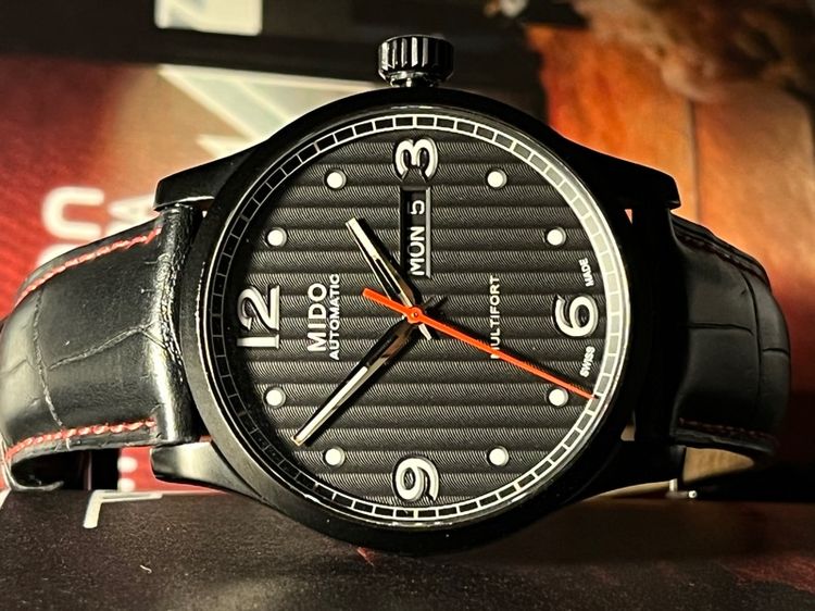 รับเทรด Mido Multifort Automatic สาย 3เส้น 3สไตล์ กล่องใบครบ สภาพ95 รูปที่ 7