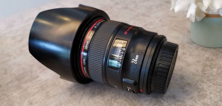 Canon เลนส์มุมกว้าง ขายของเทพ คมหวานมาก ef 24 f1.4 L II อปกศ สภาพใหม่มาก