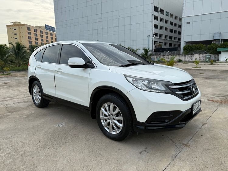 Honda CR-V 2013 Utility-car เบนซิน ไม่ติดแก๊ส เกียร์อัตโนมัติ ขาว รูปที่ 2