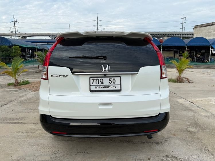 Honda CR-V 2013 Utility-car เบนซิน ไม่ติดแก๊ส เกียร์อัตโนมัติ ขาว รูปที่ 4