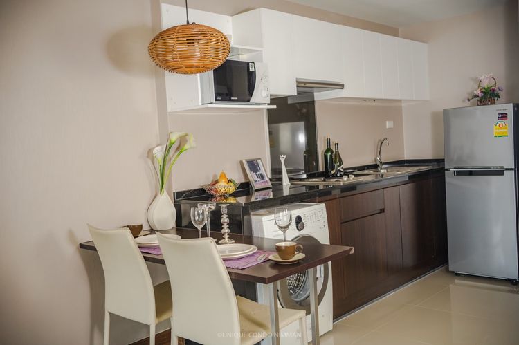 ไม่อนุญาต ตกแต่งครบ ขายคอนโด ห้องตกแต่งพร้อมเข้าอยู่ ในโครงการ The Unique Condo Nimman รูปที่ 3