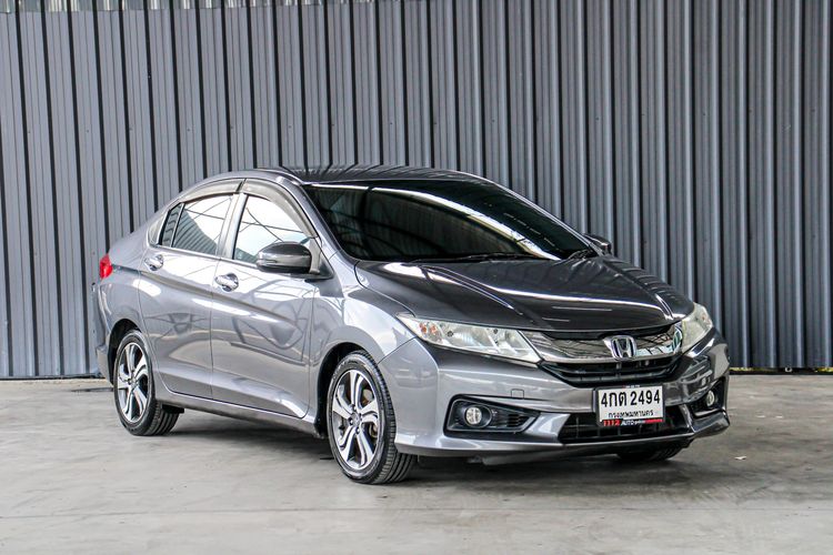 Honda City 2015 1.5 Sv i-VTEC Sedan เบนซิน ไม่ติดแก๊ส เกียร์อัตโนมัติ เทา รูปที่ 3