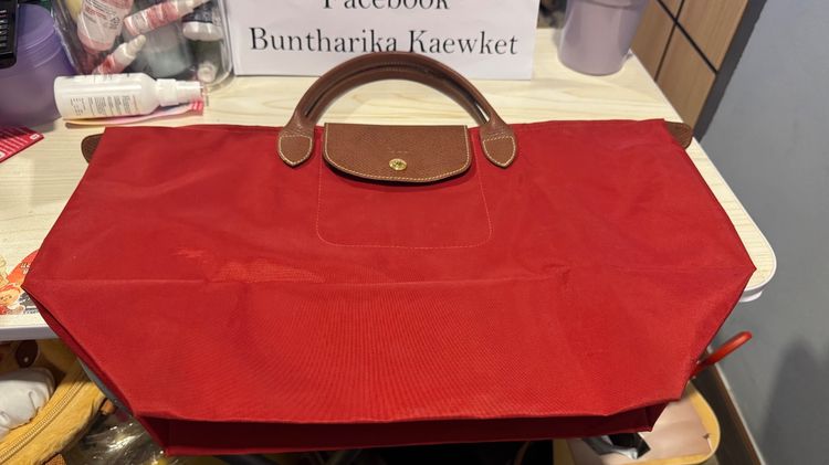 ไนล่อน ไม่ระบุ Longchamp สีแดง Mหูสั้น