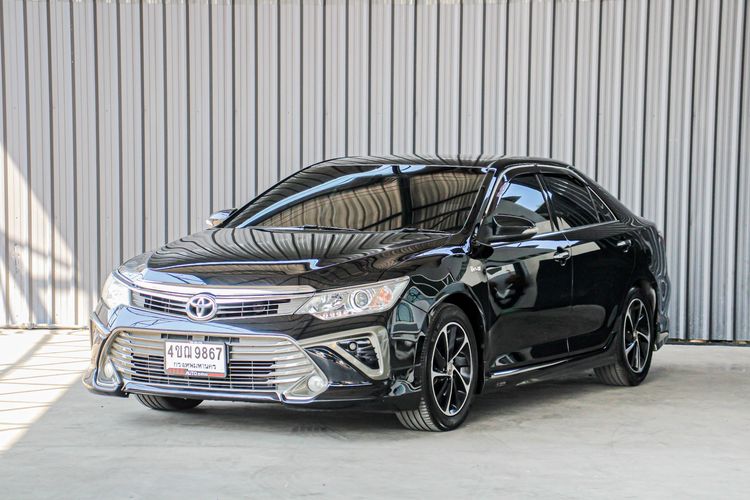 Toyota Camry 2016 2.0 G Extremo Sedan เบนซิน ไม่ติดแก๊ส เกียร์อัตโนมัติ ดำ