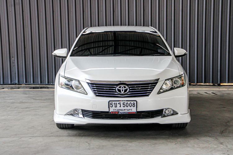 Toyota Camry 2013 2.0 G Extremo Sedan เบนซิน ไม่ติดแก๊ส เกียร์อัตโนมัติ ขาว รูปที่ 2