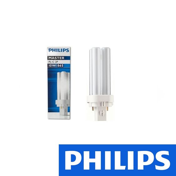 หลอด PLC 2P 10W865 คูลเดย์ไลท์ PHILIPS (9 ฟรี 1) รูปที่ 2