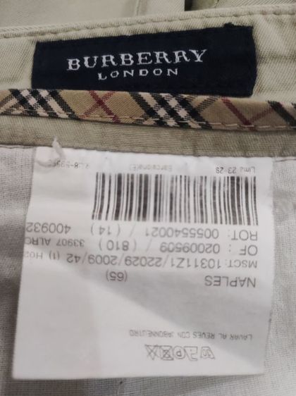 BURBERRY LONDON👖🇬🇧ชิโน รูปที่ 15