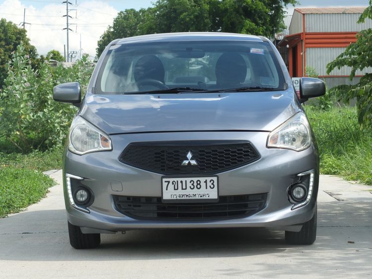 Mitsubishi Attrage 2016 1.2 GLX Sedan เบนซิน ไม่ติดแก๊ส เกียร์อัตโนมัติ เทา รูปที่ 2