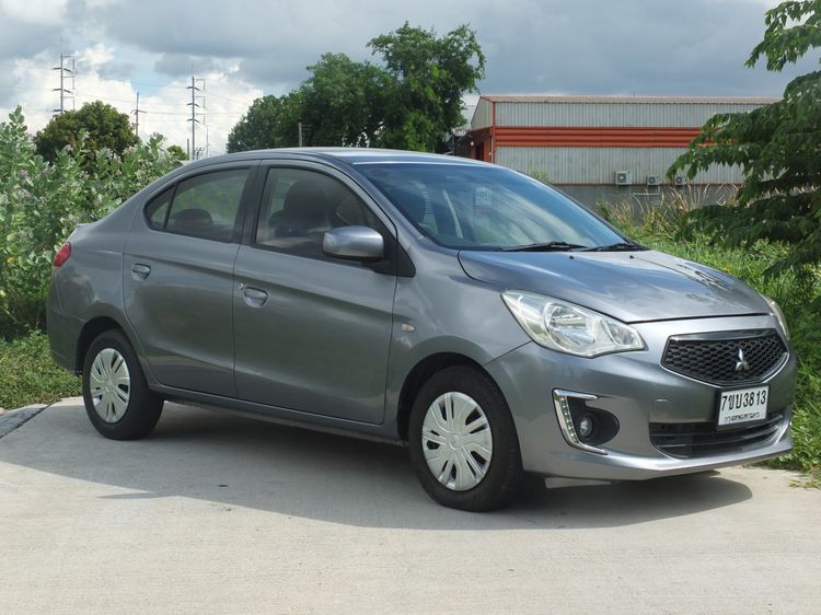 Mitsubishi Attrage 2016 1.2 GLX Sedan เบนซิน ไม่ติดแก๊ส เกียร์อัตโนมัติ เทา รูปที่ 3