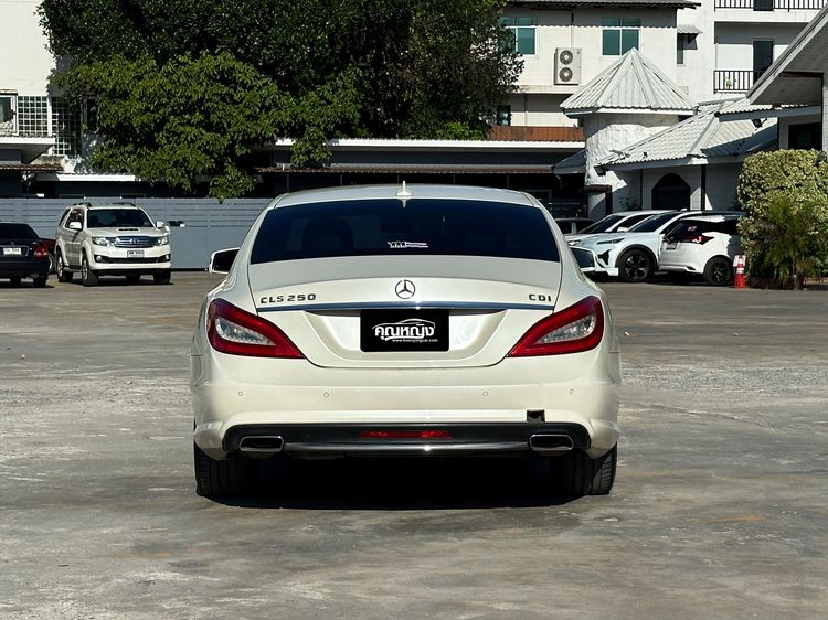 Mercedes-Benz CLS-Class 2012 CLS250 CDI Sedan ดีเซล ไม่ติดแก๊ส เกียร์อัตโนมัติ ขาว รูปที่ 4