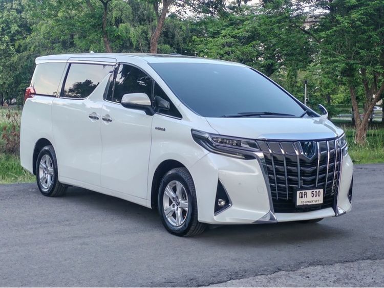 รถ Toyota Alphard 2.5 Hybrid E-Four Welcab 4WD สี ขาว