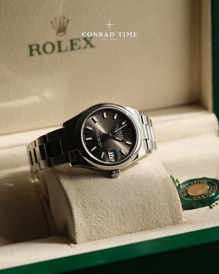 Rolex Datejust 278240 Dark Grey Dial Oyster Steel 2023 31mm. Fullset 