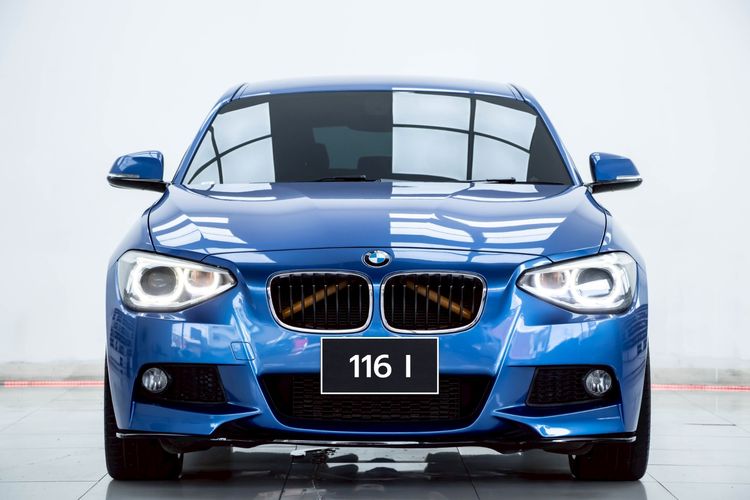 BMW Series 1 2015 116i Sedan เบนซิน ไม่ติดแก๊ส เกียร์อัตโนมัติ น้ำเงิน รูปที่ 4