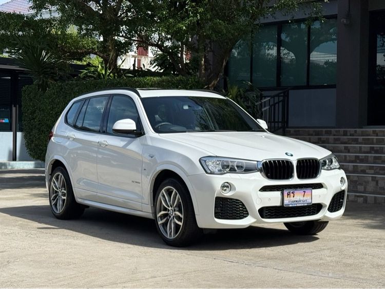 รถ BMW X3 2.0 xDrive20d M Sport สี ขาว