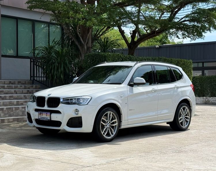 BMW X3 2017 2.0 xDrive20d M Sport Utility-car ดีเซล ไม่ติดแก๊ส เกียร์อัตโนมัติ ขาว รูปที่ 4