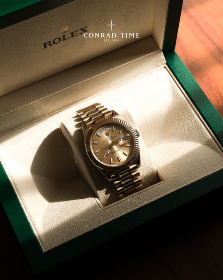 Rolex Day-Date 228238 Champagne Dial Yellow Gold President 2018 40mm.  รูปที่ 4