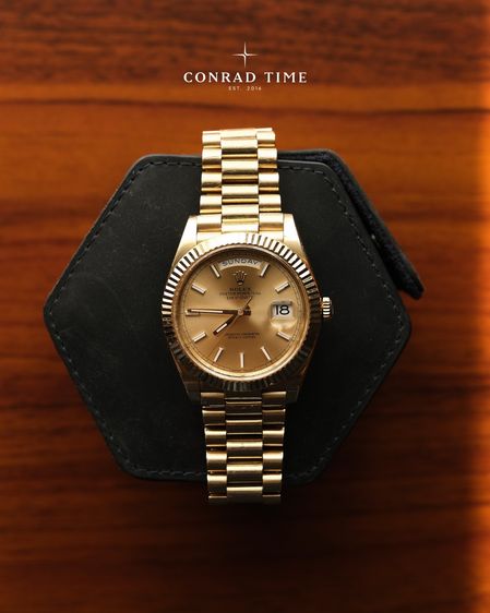 Rolex Day-Date 228238 Champagne Dial Yellow Gold President 2018 40mm. 