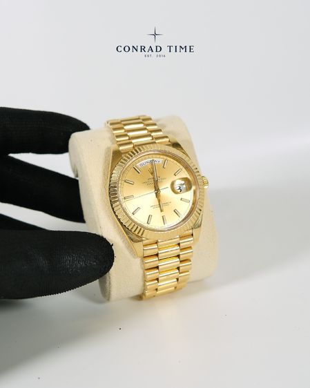 Rolex Day-Date 228238 Champagne Dial Yellow Gold President 2018 40mm.  รูปที่ 18