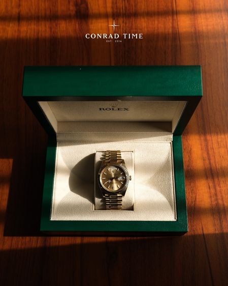 Rolex Day-Date 228238 Champagne Dial Yellow Gold President 2018 40mm.  รูปที่ 5