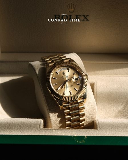 Rolex Day-Date 228238 Champagne Dial Yellow Gold President 2018 40mm.  รูปที่ 3
