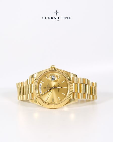 Rolex Day-Date 228238 Champagne Dial Yellow Gold President 2018 40mm.  รูปที่ 6