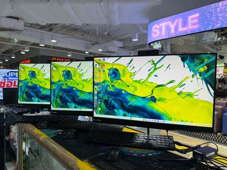 อื่นๆ วินโดว์ ใช่ Acer Aspire C24 All-in-One คือคอมพิวเตอร์ที่รวมดีไซน์ทันสมัยเข้ากับความสะดวกในเครื่องเดียว หน้าจอใหญ่คมชัด