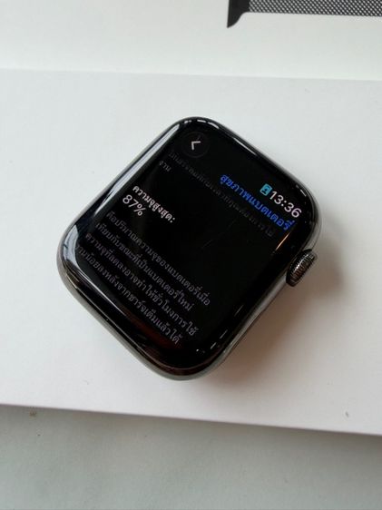  Apple Watch   S7 45 mm รุ่นพิเศษ ตัวสแตนเลส Stainless Steel  GPS -LTe ใช้ซิมได้  รูปที่ 8
