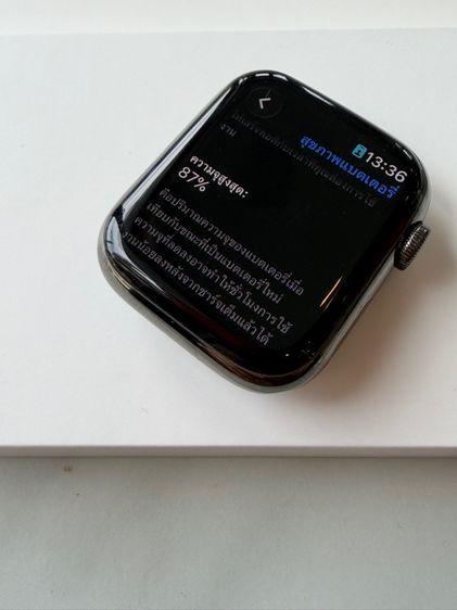  Apple Watch   S7 45 mm รุ่นพิเศษ ตัวสแตนเลส Stainless Steel  GPS -LTe ใช้ซิมได้  รูปที่ 9