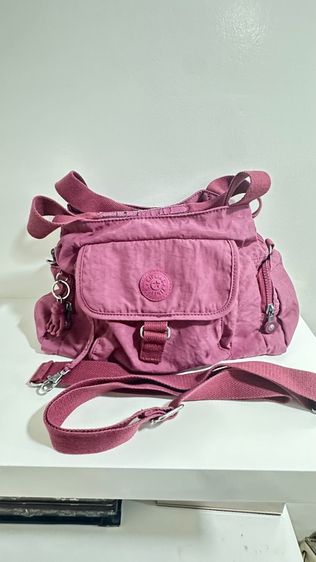 หญิง แดง ผ้าใบ กระเป๋า Kipling แท้ มือสอง