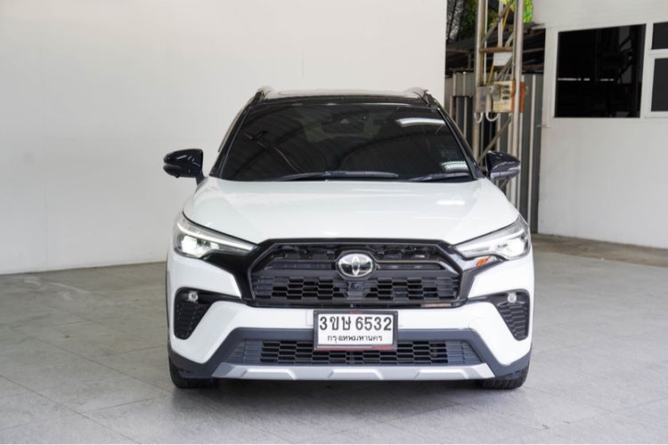 รถ Toyota Corolla Cross 1.8 HEV GR Sport สี ขาว