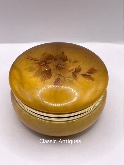 ตลับ หินอลาบาสเตอร์ (Alabaster) อิตาลีเก่าสะสม รูปที่ 16