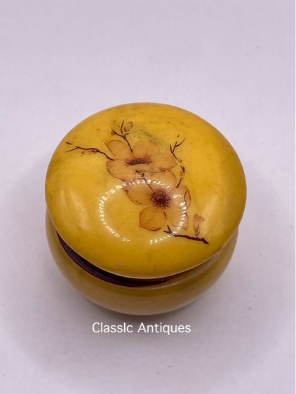 ตลับ หินอลาบาสเตอร์ (Alabaster) อิตาลีเก่าสะสม รูปที่ 14