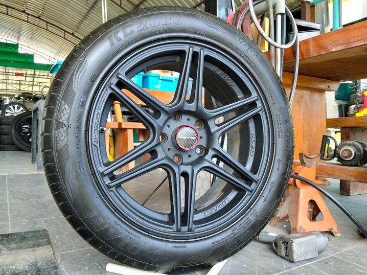17" แม็กขอบ17 พร้อมยางโอตานิ 215 55 17 ปี23 ใส่ camry innova revo vigo accord HRV ทีน่าอื่นๆ 5 รู 114