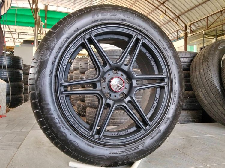 แม็กขอบ17 พร้อมยางโอตานิ 215 55 17 ปี23 ใส่ camry innova revo vigo accord HRV ทีน่าอื่นๆ 5 รู 114 รูปที่ 2