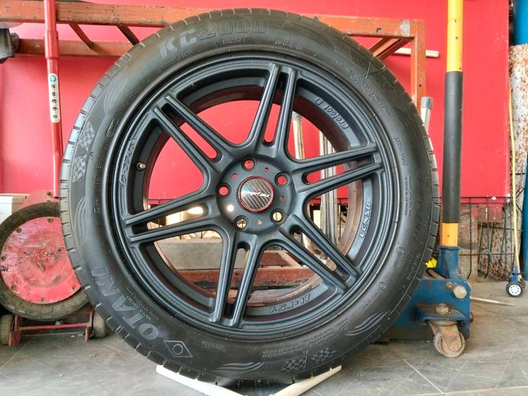 แม็กขอบ17 พร้อมยางโอตานิ 215 55 17 ปี23 ใส่ camry innova revo vigo accord HRV ทีน่าอื่นๆ 5 รู 114 รูปที่ 3