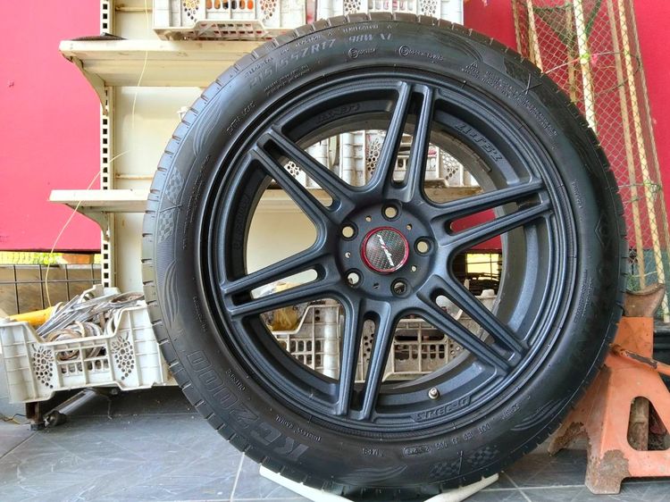 แม็กขอบ17 พร้อมยางโอตานิ 215 55 17 ปี23 ใส่ camry innova revo vigo accord HRV ทีน่าอื่นๆ 5 รู 114 รูปที่ 4