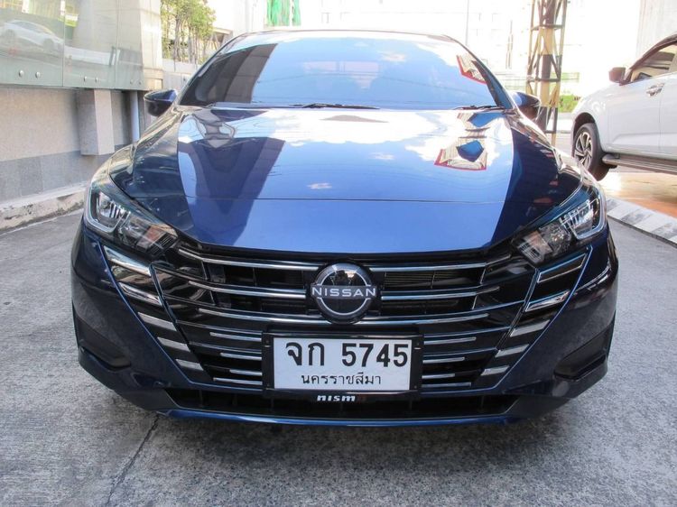Nissan Almera 2025 1.0L Turbo EL CVT Sedan เบนซิน ไม่ติดแก๊ส เกียร์อัตโนมัติ น้ำเงิน รูปที่ 3