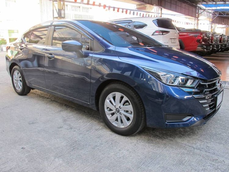 Nissan Almera 2025 1.0L Turbo EL CVT Sedan เบนซิน ไม่ติดแก๊ส เกียร์อัตโนมัติ น้ำเงิน รูปที่ 2